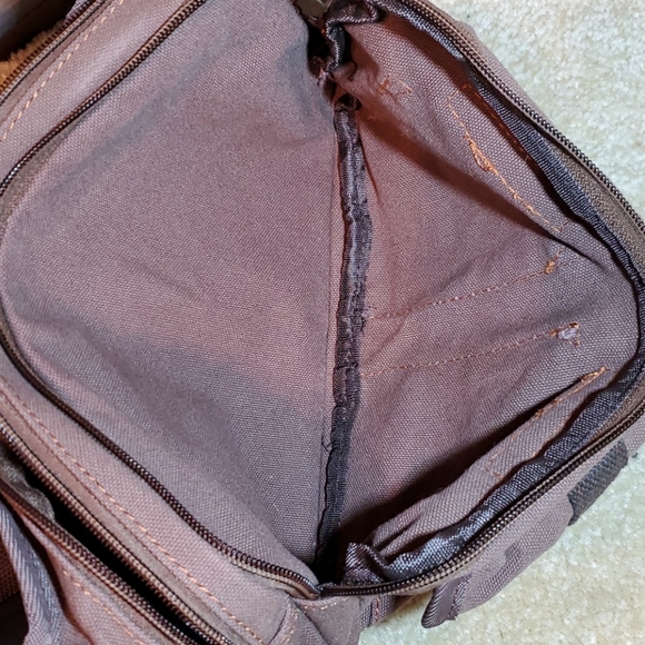 Guang Tong Brown Canvas Hiking Fanny-Pack - Picture 7 of 8